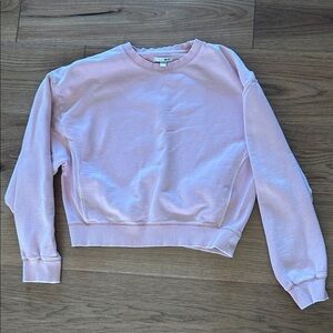Amuse Society pink crewneck sweatshirt